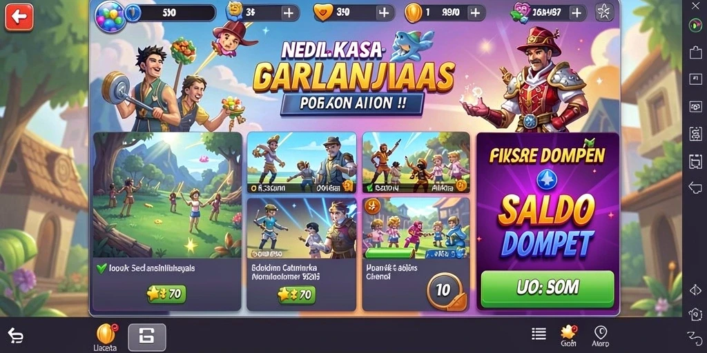 lion4d - Penggunaan fitur reward yang mudah dipahami.